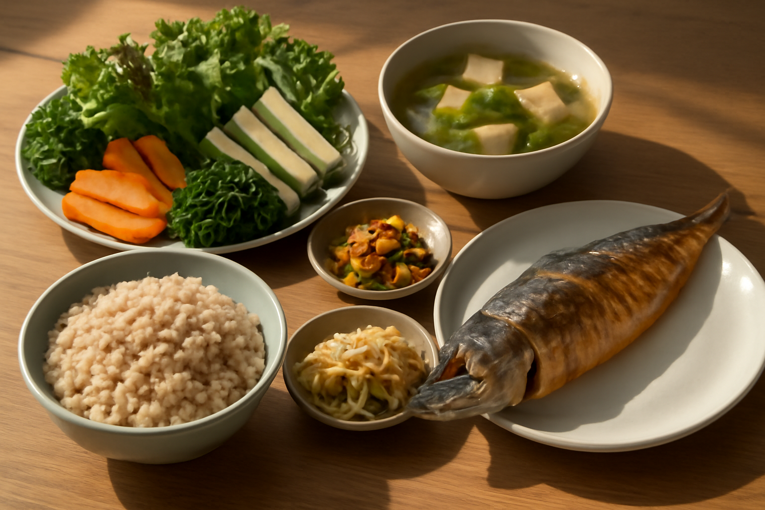 나트륨을 줄인 건강한 저염식 식단