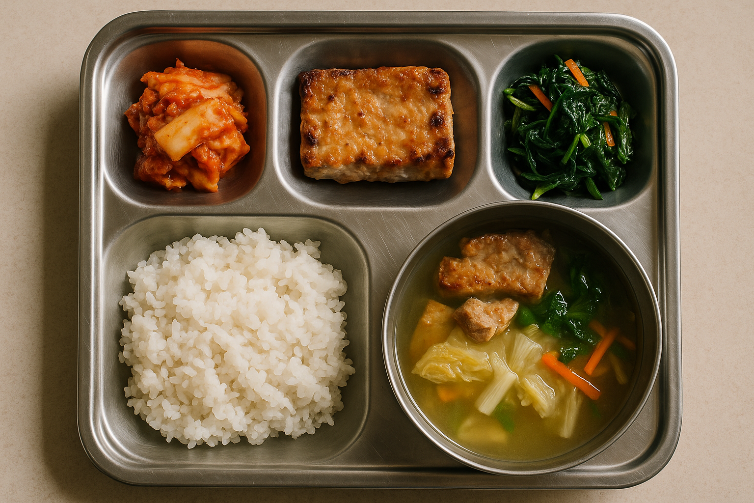 The Menu Taped to My Fridge: What Korean School Lunch Taught This Foreign Dad