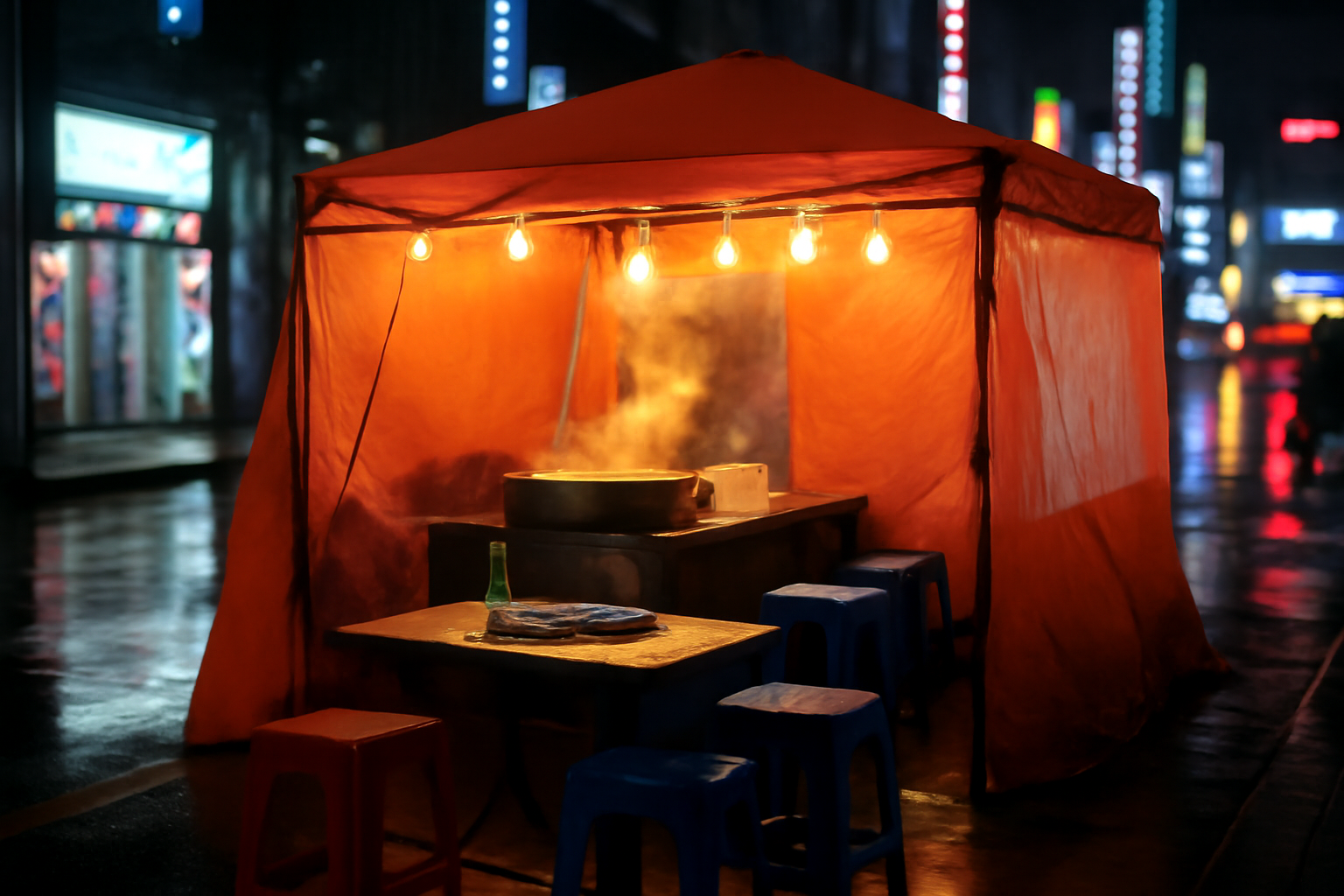Pojangmacha Culture: Inside Korea’s Street Food Tents After Dark
