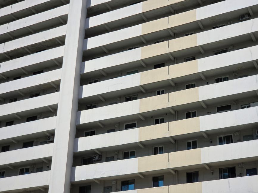 High-rise apartment buildings in a South Korean city